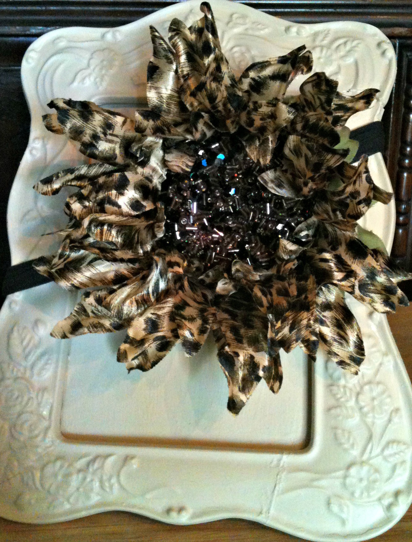 Leopard Jeweled Hair clip or Brooch